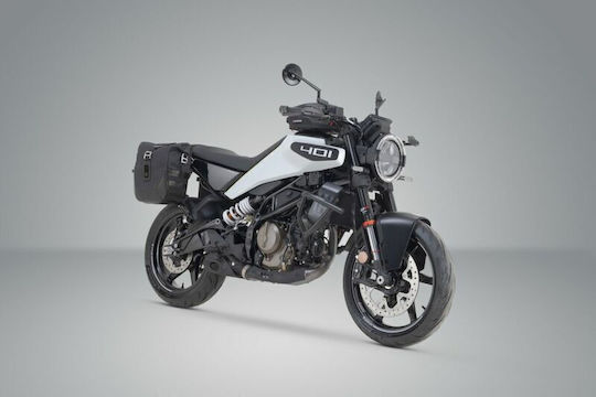 SW-Motech Βάσεις Σετ Σαμάρια Μοτοσυκλέτας 27lt σε Μαύρο Χρώμα