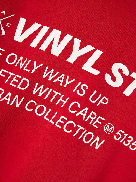 Sweatshirt with Hood Red