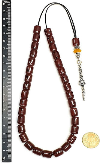 Worry Beads 33 Beads Mastic Faturan Kom12365