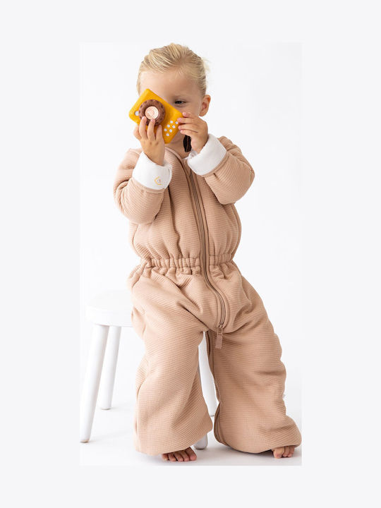 Bemini Winter Sleeping Bag with Feet Magic 2.5 Tog Beige