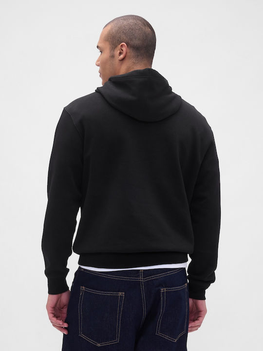 Sweatshirt with Hood Black