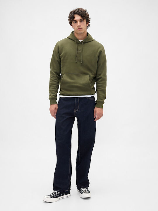Sweatshirt with Hood Green