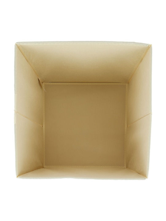 Bieco Children's Storage Basket made of Fabric Beige 32x32x32cm 1pcs