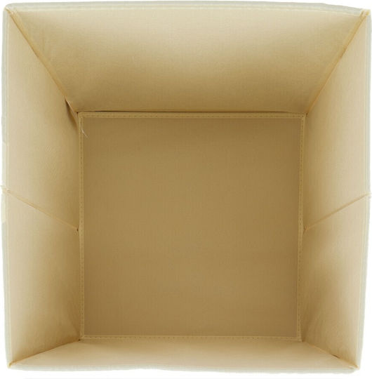 Bieco Children's Storage Basket made of Fabric Beige 32x32x32cm 1pcs