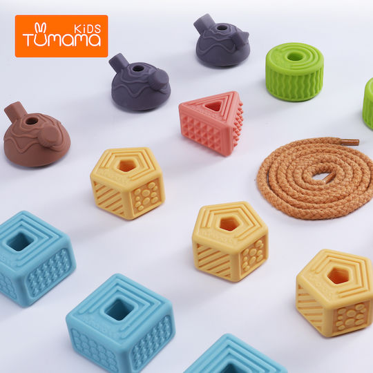 Tumama Kids Jucărie cu Șireturi din Silicon pentru 3++ Luni (Diverse modele) 1 buc