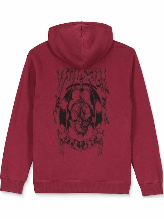 Noder Po Hoodie Φούτερ με Κουκούλα Pepper Red
