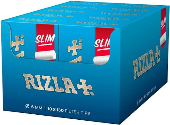 Rizla Slim Vată pentru țigări Simplu 6mm 10x10buc