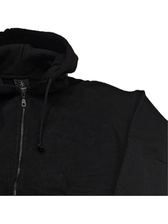 Black Hoodie Cardigan