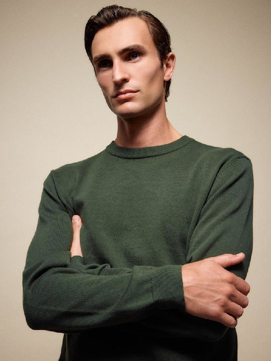Long Sleeve Sweater Dk Green