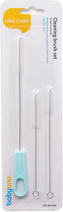 Babyono Cleaning Brush for Baby Bottles Blue 3pcs