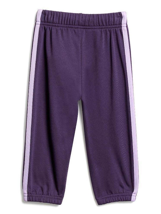 Kids Sweatpants Set Plum 3pcs