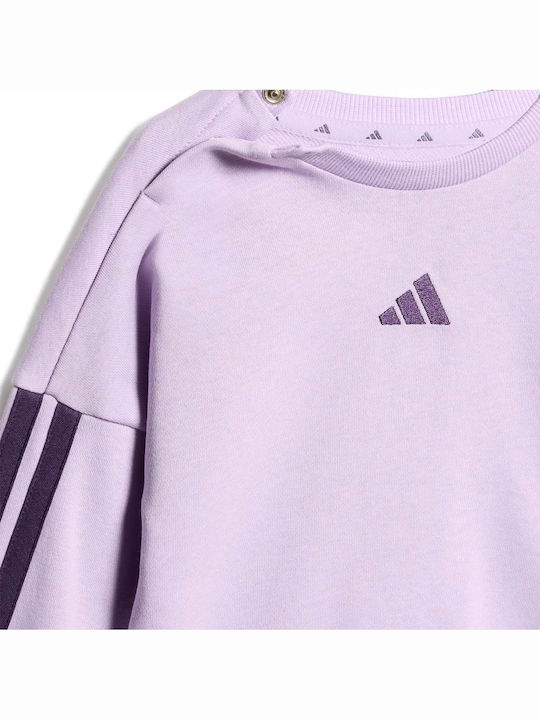 Kids Sweatpants Set Plum 3pcs