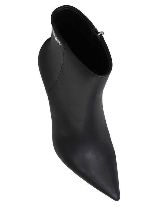 Caryann Leather Women's Ankle Boots Black