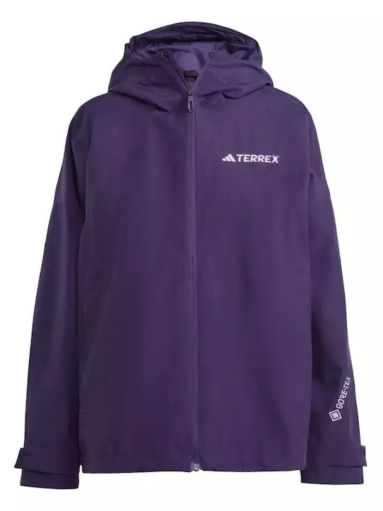 Terrex Xperior Γυναικείο Μπουφάν για Χειμώνα Aurora Plum