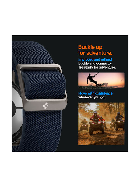 Spigen Fit Lite Strap Fabric Black (Google Pixel Watch 4, Google Pixel Watch 3)