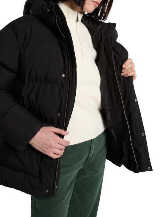 Eagleville Γυναικείο Puffer Μπουφάν για Χειμώνα Black