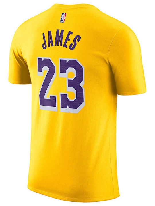 Los Angeles Lakers Sportliches T-Shirt Yellow