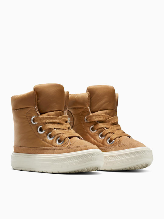 Chuck Taylor All Star Suede Kids Boots Brown