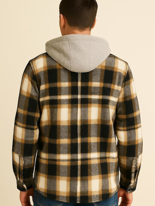Jacke Black-beige
