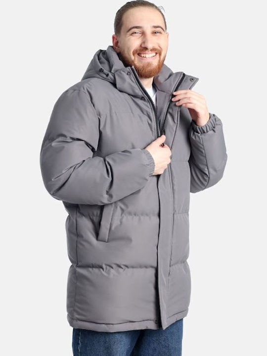 Χειμωνιάτικο Μπουφάν Puffer Grey