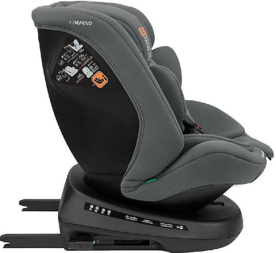 Kikka Boo I-defend Baby Car Seat i-Size with Isofix Grey