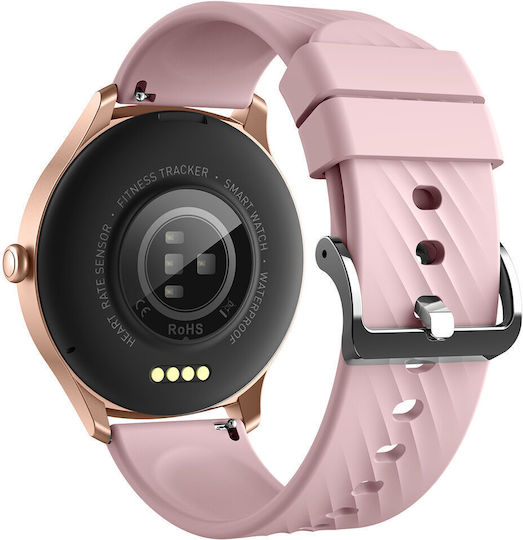 Denver SWC-387 Smartwatch με Παλμογράφο (Ροζ Χρυσό)