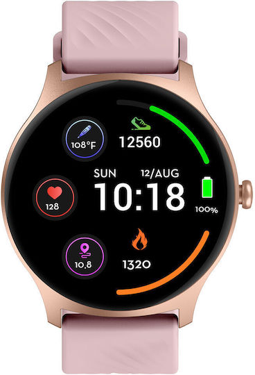 Denver SWC-387 Smartwatch με Παλμογράφο (Ροζ Χρυσό)