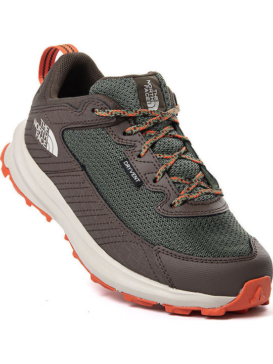 Kids Hiking Shoes Youth Fastpack Waterproof Brown