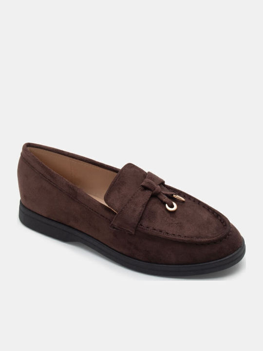 Women's Moccasins in Brown Color