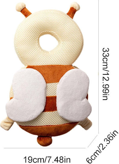 Head Protectors made of Fabric in Brown Color 6x33x19εκ. 1pcs