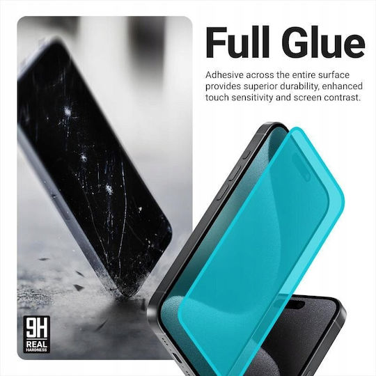 Crong 2.5D 0.33mm Tempered Glass Μαύρο (iPhone 17 Pro Max / iPhone 16 Pro Max)