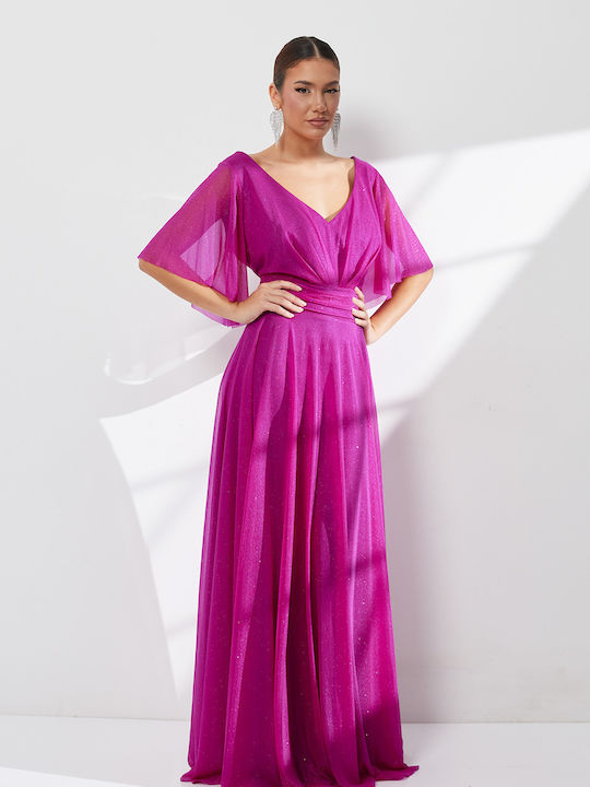 Summer Maxi Dress for Wedding / Christening Purple