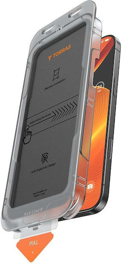Torras Privatsphäre Gehärtetes Glas Schwarz (iPhone Air)