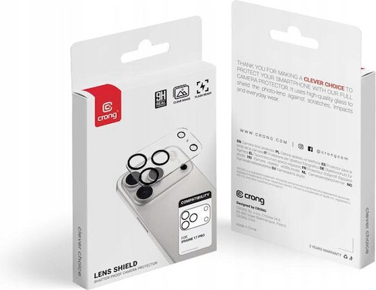 Crong Lens Shield Προστασία Κάμερας Μεμβράνη Διάφανο για το iPhone 17 Pro