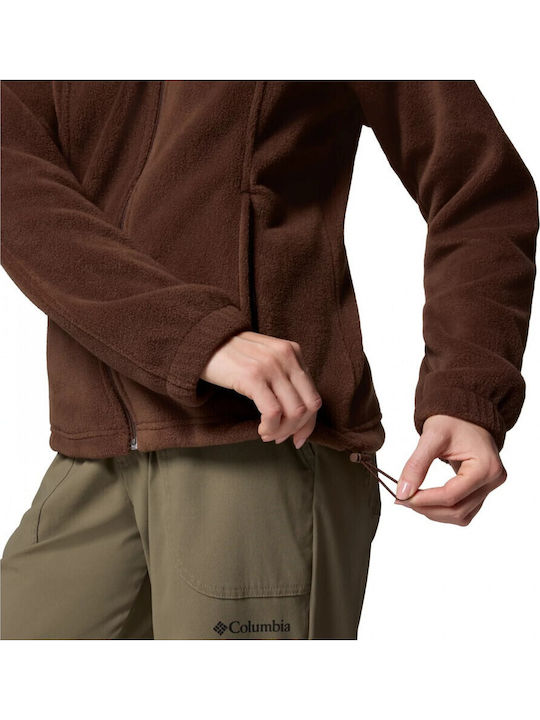 Benton Springs Women's Sweatshirt Jacket Brown