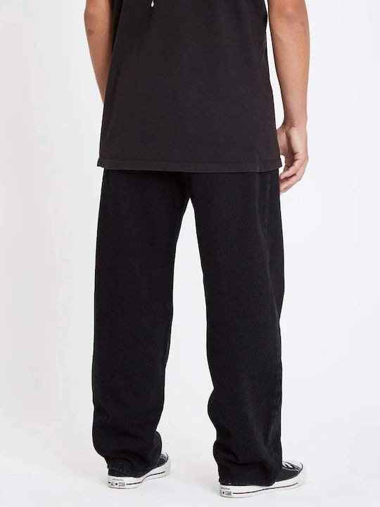 Billow Men's Jeans Pants with Loose Baggy Fit Black