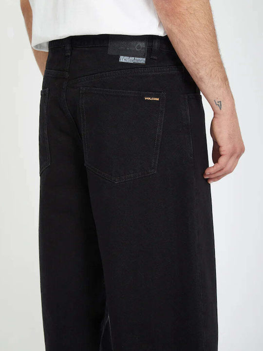 Billow Men's Jeans Pants with Loose Baggy Fit Black