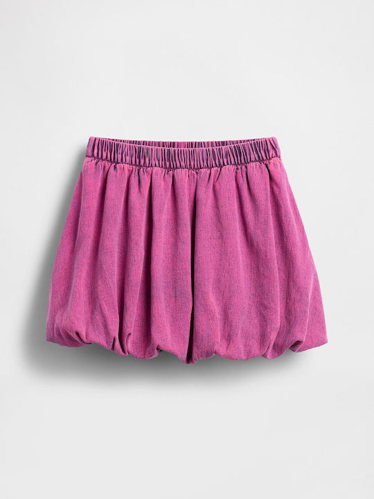 Kids' Denim Skirt Pink