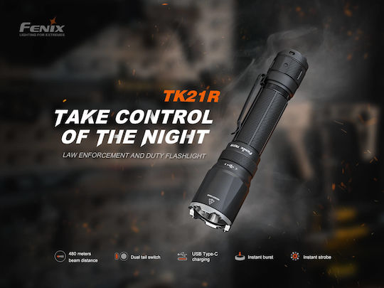 Fenix Rechargeable Headlamp LED IP68 with Maximum Brightness 3600lm Honey