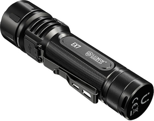 NiteCore Taschenlampe LED mit maximaler Helligkeit 6000lm High Performance Flashlight Ex7