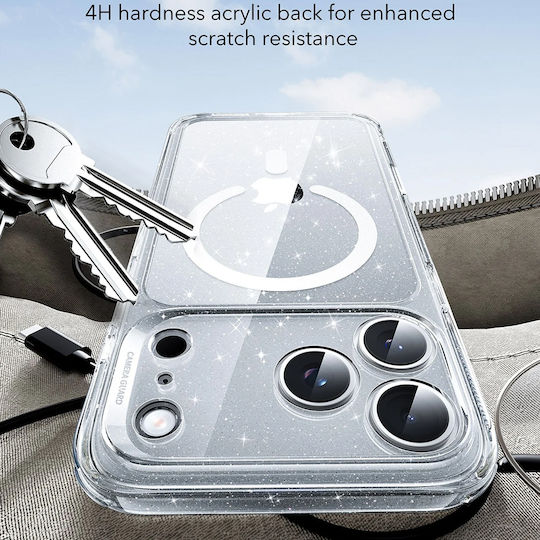 ESR Classic Hybrid Halolock Umschlag Rückseite Transparent (iPhone 17 Pro Max)