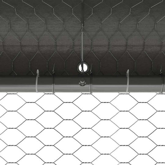vidaXL 3368320 Metal Cage for Birds 600x200x198.5cm