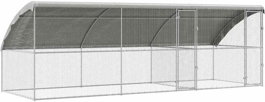 vidaXL 3368320 Metal Cage for Birds 600x200x198.5cm