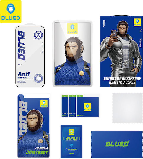 Blueo Tempered Glass Μαύρο (iPhone 11 / XR)