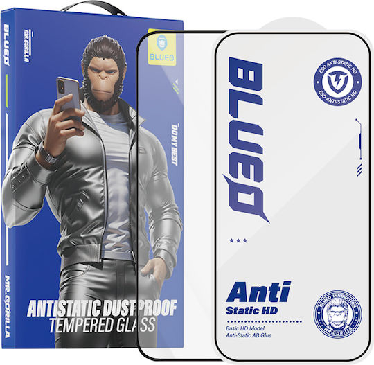 Blueo Tempered Glass Μαύρο (iPhone 17e / 16e / 14 / 13 / 13 ProXiaomi 13 Pro)