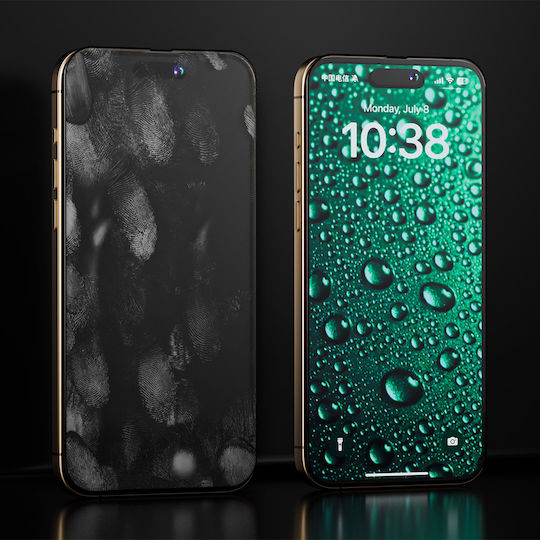 Anank 3D Unsichtbarer 3x Verstärkter Rand Ganzes iPhone 16 Pro Max Schwarz