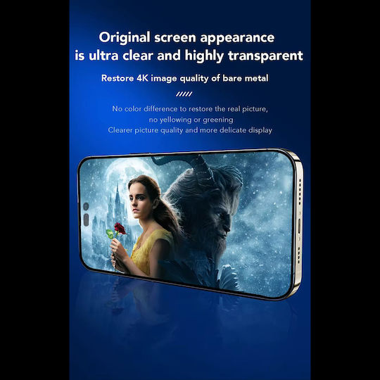 Anank 2.5d Reinforced Edge Screen Protector Iphone 14 Black