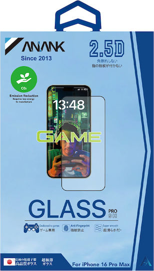 Anank 2.5d Anti-fingerprint Screen Protector Iphone 15 Black