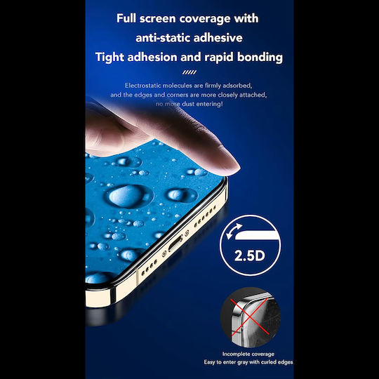 Anank 2.5d Reinforced Edge Screen Protector Iphone 14 Pro Max Black