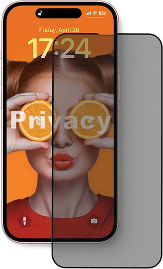 Anank 2.5d Reinforced Edge Privacy Screen Protector Iphone 14 Pro Max Black